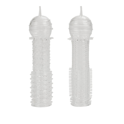 SENSO SILICONE-SLEEVE 2 PACK CLEAR - SE160100