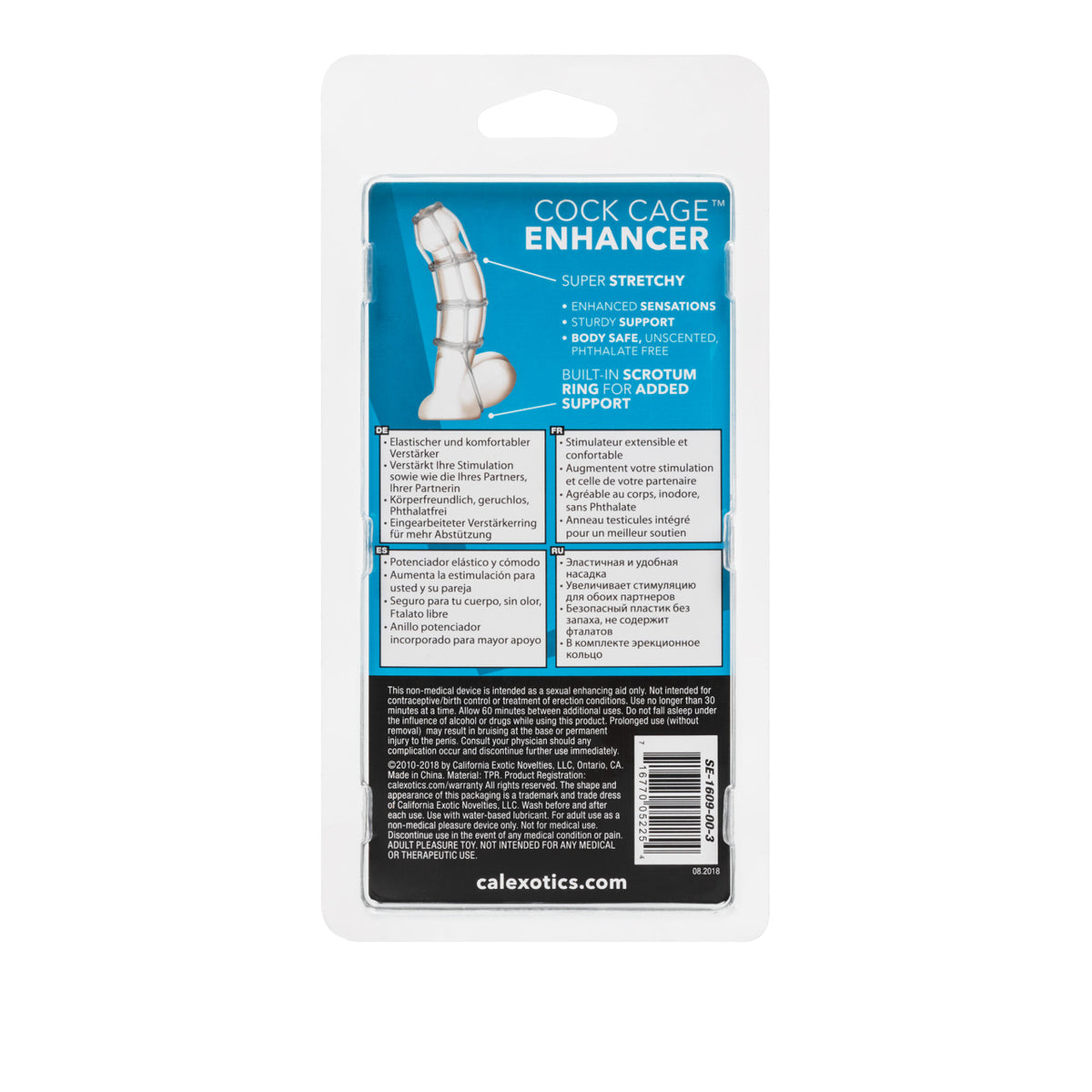 COCK CAGE ENHANCER CLEAR - SE160900