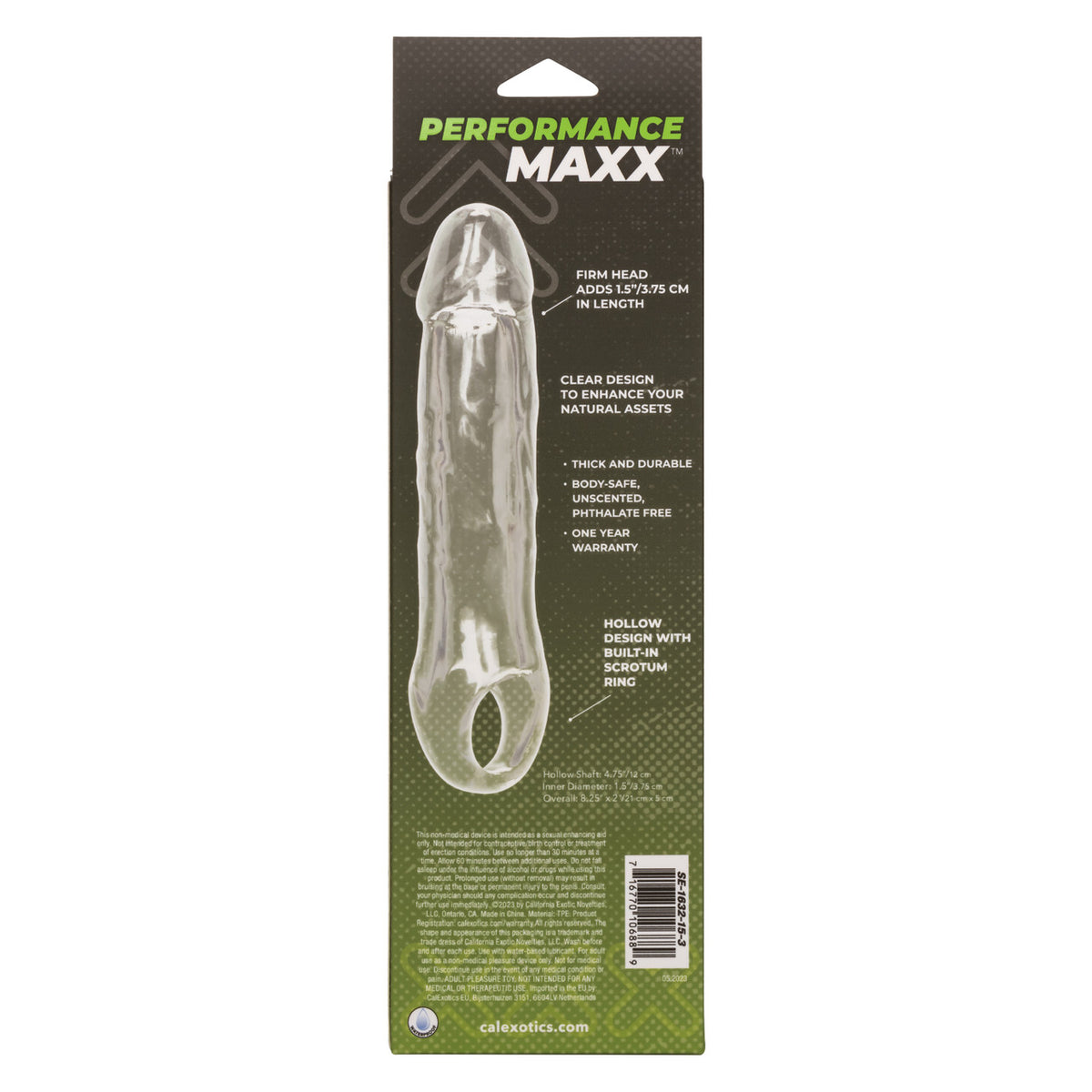 PERFORMANCE MAXX CLEAR EXTENSION 6.5 INCH - SE163215