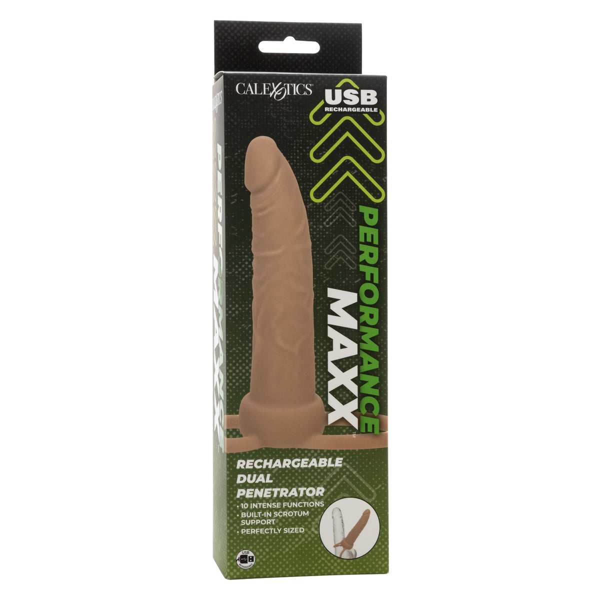 PERFORMANCE MAXX RECHARGEABLE DUAL PENETRATOR IVORY - SE163405