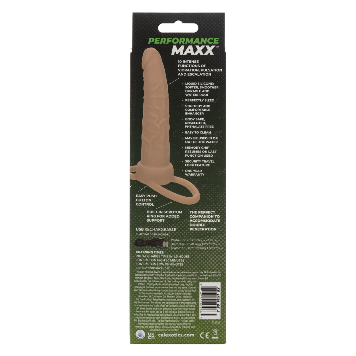 PERFORMANCE MAXX RECHARGEABLE DUAL PENETRATOR IVORY - SE163405