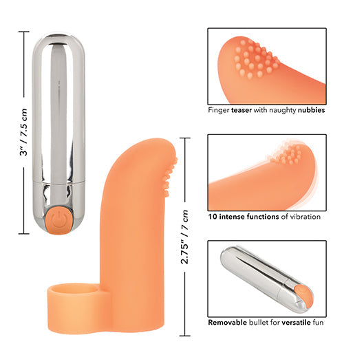 INTIMATE PLAY RECHARGEABLE FINGER TICKLER - SE170500