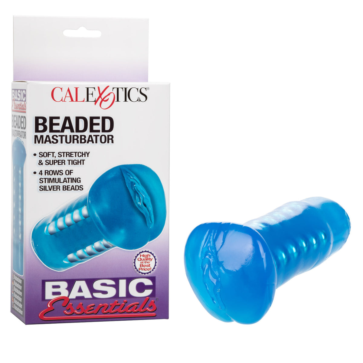 BASIC ESSENTIALS BEADED MASTURBATOR - SE178612