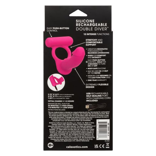 SILICONE RECHARGEABLE DOUBLE DIVER - SE184415