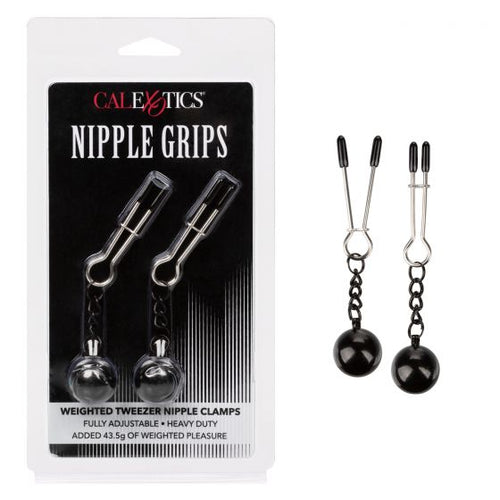 NIPPLE GRIPS WEIGHTED TWEEZER NIPPLE CLAMPS - SE255110