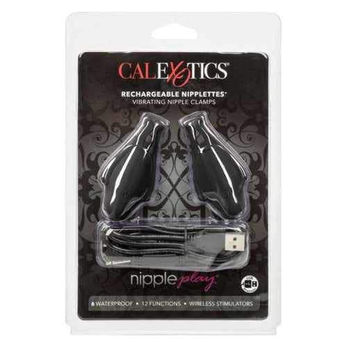 NIPPLE PLAY RECHARGEABLE NIPPLETTES BLACK - SE258950