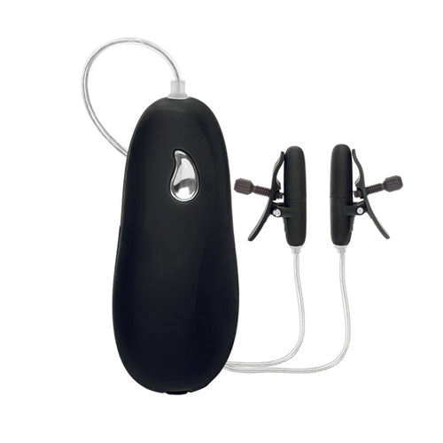 NIPPLE PLAY NIPPLE TEASERS VIBRATING & HEATED BLACK - SE259905
