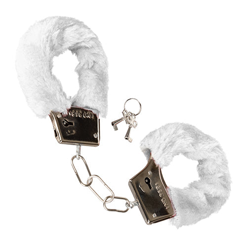 PLAYFUL FURRY CUFFS WHITE - SE265115