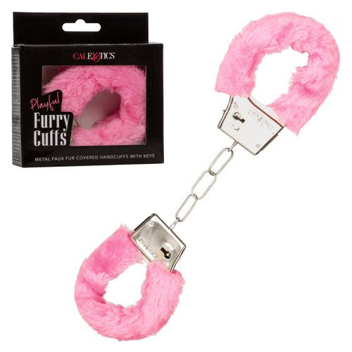 PLAYFUL FURRY CUFFS PINK - SE265120