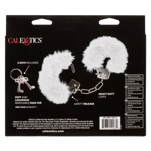 ULTRA FLUFFY FURRY CUFFS WHITE - SE265150