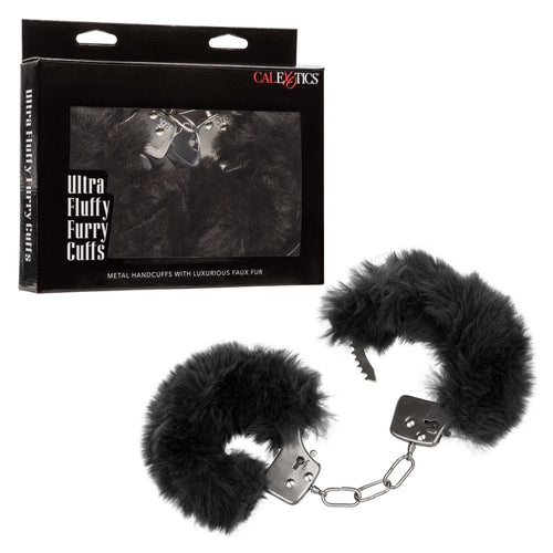 ULTRA FLUFFY FURRY CUFFS BLACK - SE265165
