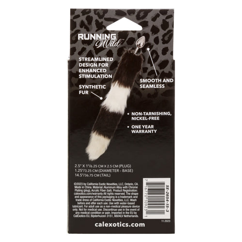RUNNING WILD BLACK & WHITE TAIL - SE265415