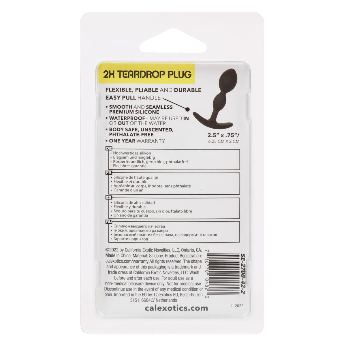 BOUNDLESS 2X TEARDROP PLUG - SE270042