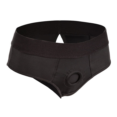 BOUNDLESS BACKLESS BRIEF S/M HARNESS BLACK - SE270109