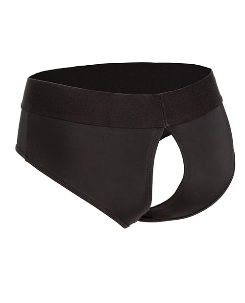 BOUNDLESS BACKLESS BRIEF S/M HARNESS BLACK - SE270109