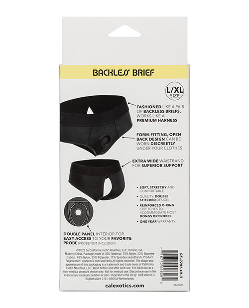 BOUNDLESS BACKLESS BRIEF L/XL HARNESS BLACK - SE270110