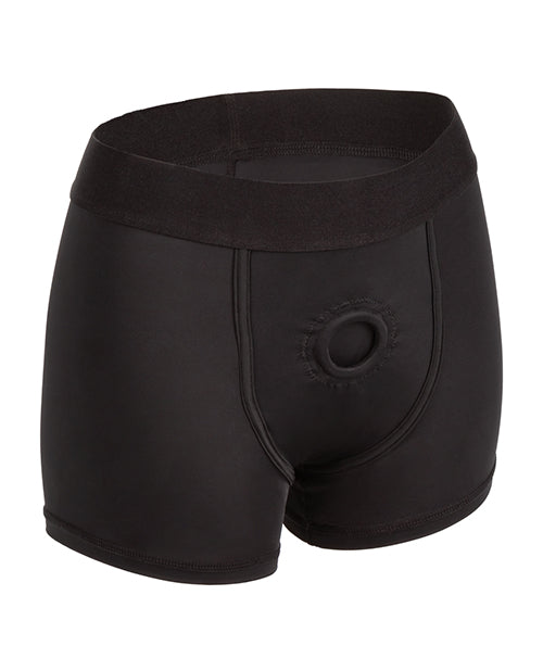 BOUNDLESS BOXER BRIEF S/M HARNESS BLACK - SE270127