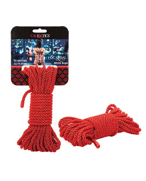 SCANDAL BDSM ROPE 10M RED - SE271196