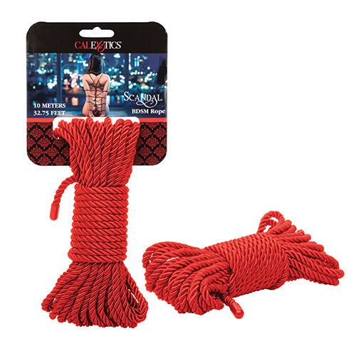 SCANDAL BDSM ROPE 10M RED - SE271196