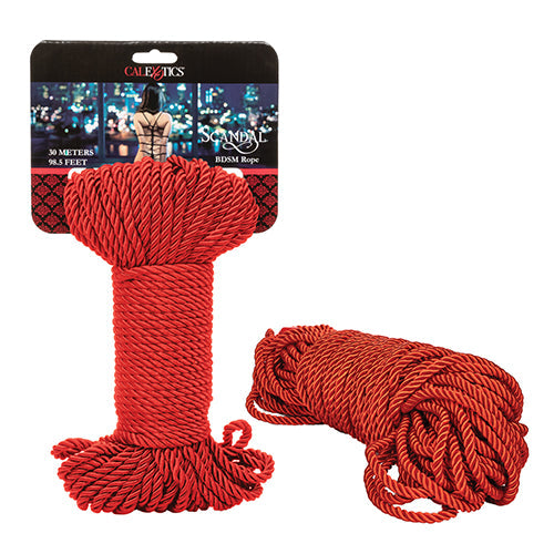 SCANDAL BDSM ROPE 30M RED - SE271197
