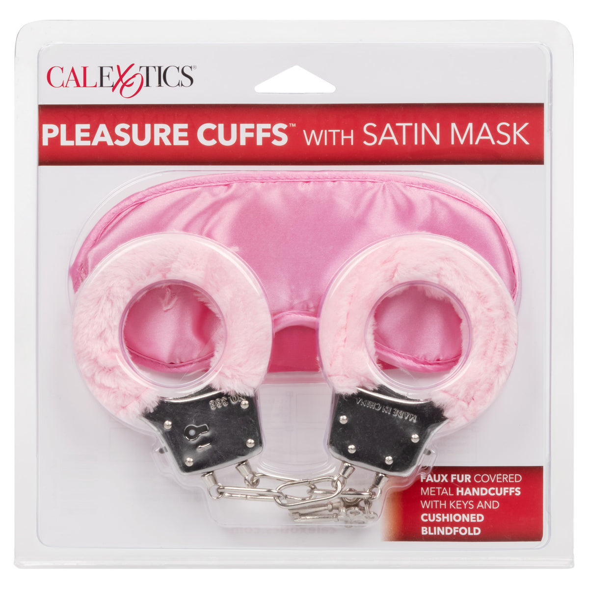 PLEASURE CUFFS W/SATIN MASK - SE274204