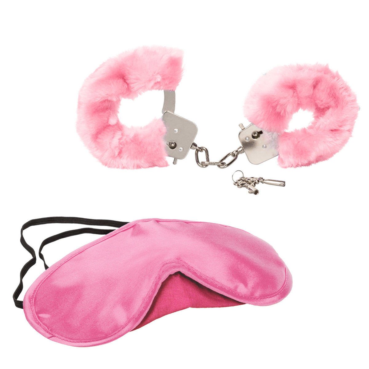 PLEASURE CUFFS W/SATIN MASK - SE274204