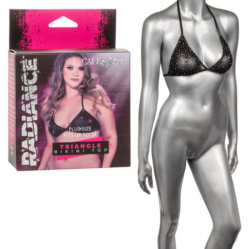 RADIANCE PLUS SIZE TRIANGLE BIKINI TOP - SE300110
