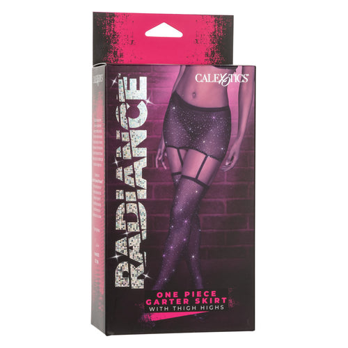 RADIANCE 1PC GARTER SKIRT W/ THIGH HIGHS - SE300150