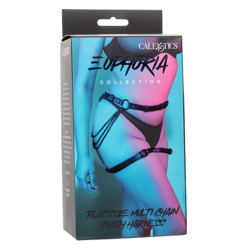 EUPHORIA PLUS SIZE MULTI CHAIN THIGH HARNESS - SE310216