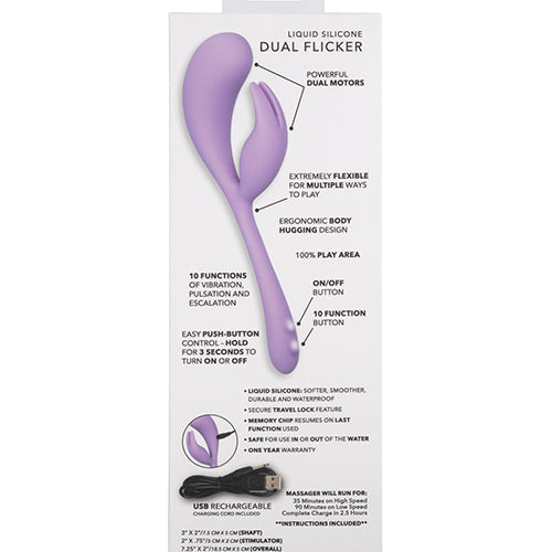 ELLE LIQUID SILICONE DUAL FLICKER - SE436525