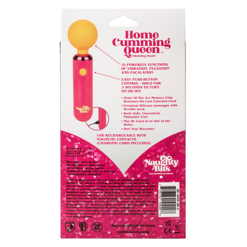 NAUGHTY BITS HOME CUMMING QUEEN VIBRATING WAND - SE441038
