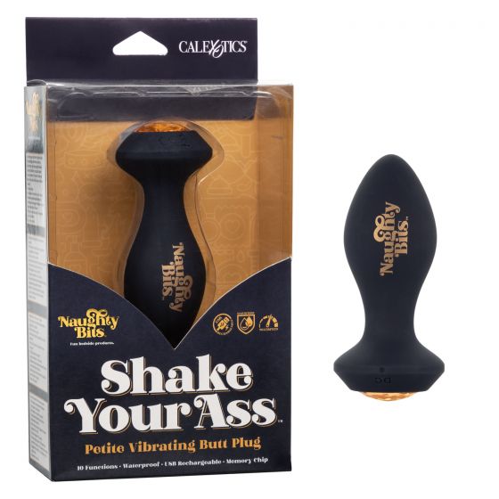 NAUGHTY BITS SHAKE YOUR ASS PETITE VIBRATING BUTT PLUG - SE441046