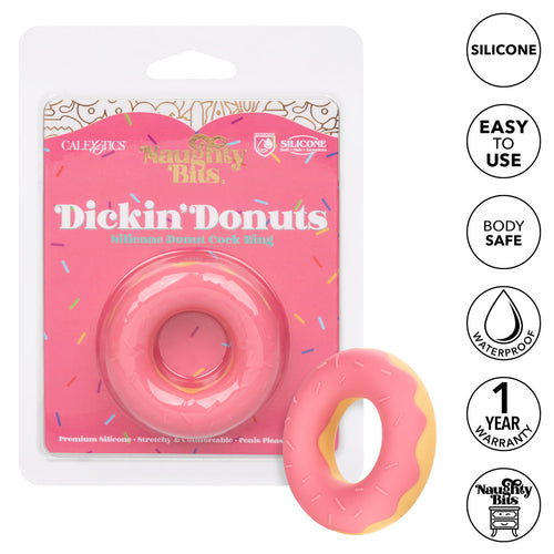 NAUGHTY BITS DICKIN' DONUTS SILICONE DONUT COCK RING - SE441050