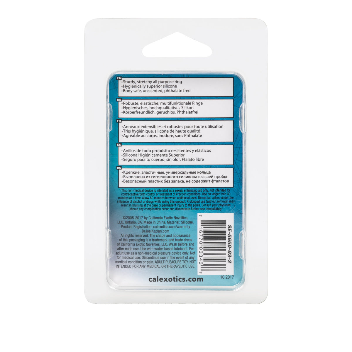 DR JOEL SILICONE PROLONG RING BLACK - SE565003