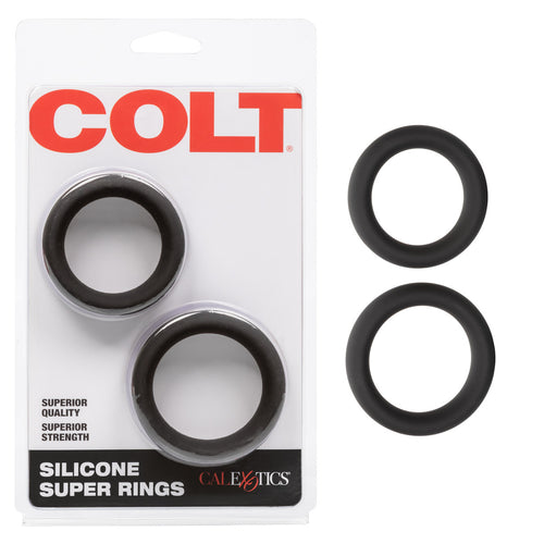 SILICONE SUPER RINGS BLACK - SE683803