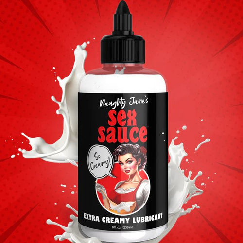 SS NAUGHTY JANES SEX SAUCE EXTRA CREAMY LUBE 8 OZ - XRAH3978OZ