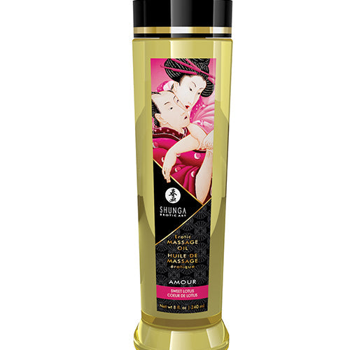 MASSAGE OIL AMOUR/ SWEET LOTUS 8OZ - SH1223