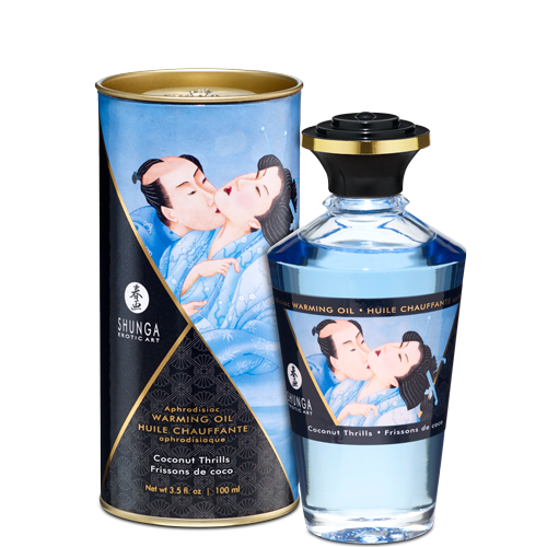 WARMING MASSAGE OIL COCONUT THRILLS 3.5 OZ - SH2210