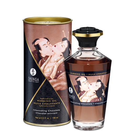 WARMING MASSAGE OIL INTOXICATING CHOCOLATE 3.5 OZ - SH2209