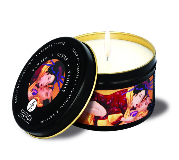 MASSAGE CANDLE DESIRE/ VANILLA 5.7 OZ - SH4501