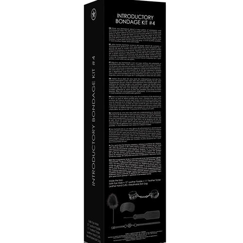INTRODUCTORY BONDAGE KIT #4 BLACK - SHTOU367BLK