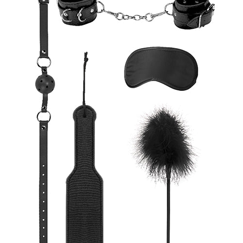 INTRODUCTORY BONDAGE KIT #4 BLACK - SHTOU367BLK