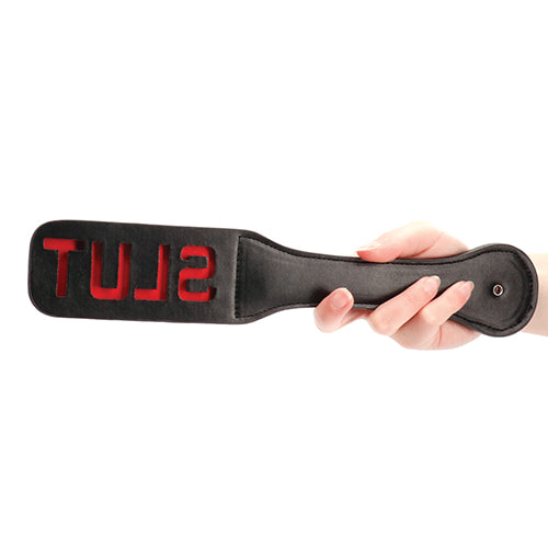 OUCH! PADDLE SLUT BLACK - SHTOU417BLK