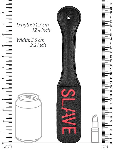 OUCH! PADDLE SLAVE BLACK - SHTOU422BLK