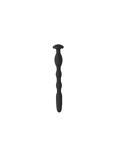 OUCH! SILICONE PENIS PLUG W/ RIBBING 0.4IN/ 11MM - SHTOU596