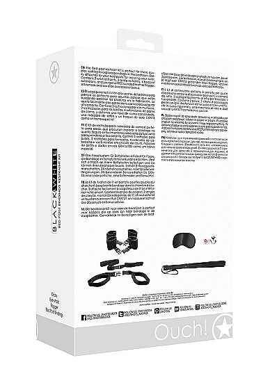 B&W BED POST BINDING RESTRAINT SYSTEM - SHTOU701BLK