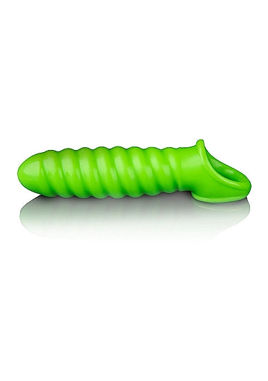 GLOW SWIRL STRETCHABLE PENIS SHEATH - SHTOU741GLO