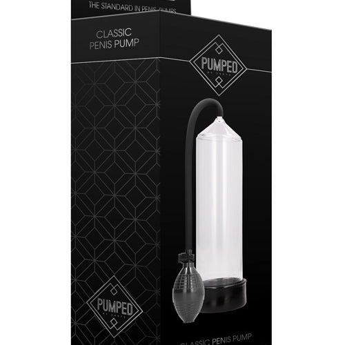 PUMPED CLASSIC PENIS PUMP TRANSPARENT - SHTPMP001TRA