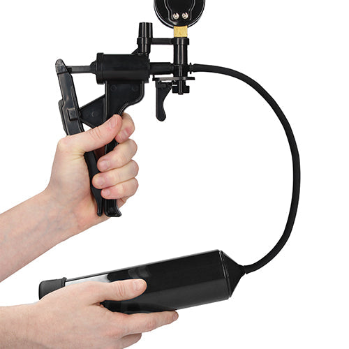 PUMPED ELITE BEGINNER PUMP W/ PSI GAUGE BLACK - SHTPMP045BLK