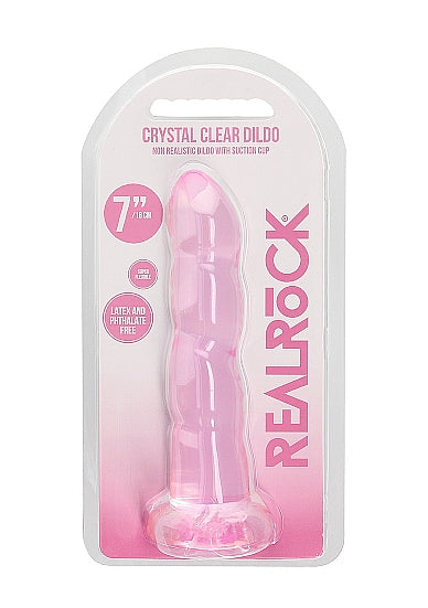 REALROCK NON-REALISTIC 7IN DILDO PINK - SHTREA110PNK